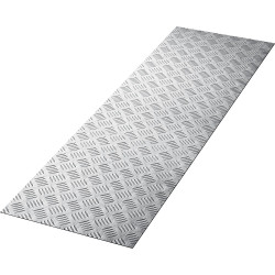 Алюминиевый рифленый лист ЗУБР Квинтет 300х1200 х1.5 мм / 53831